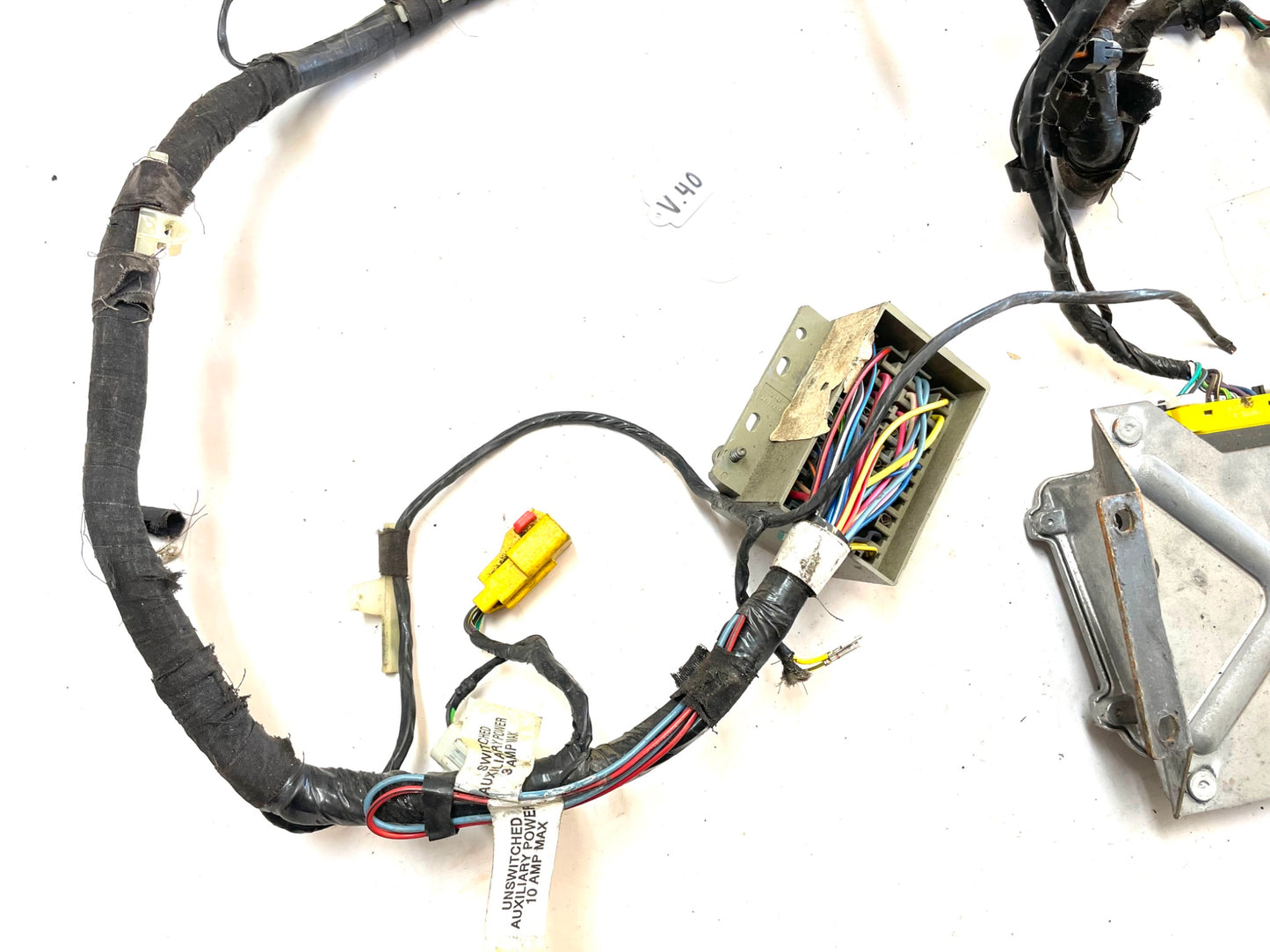 2000 Jeep TJ Wrangler dash n tail light wiring harness 4 cylinder 2.5 manual