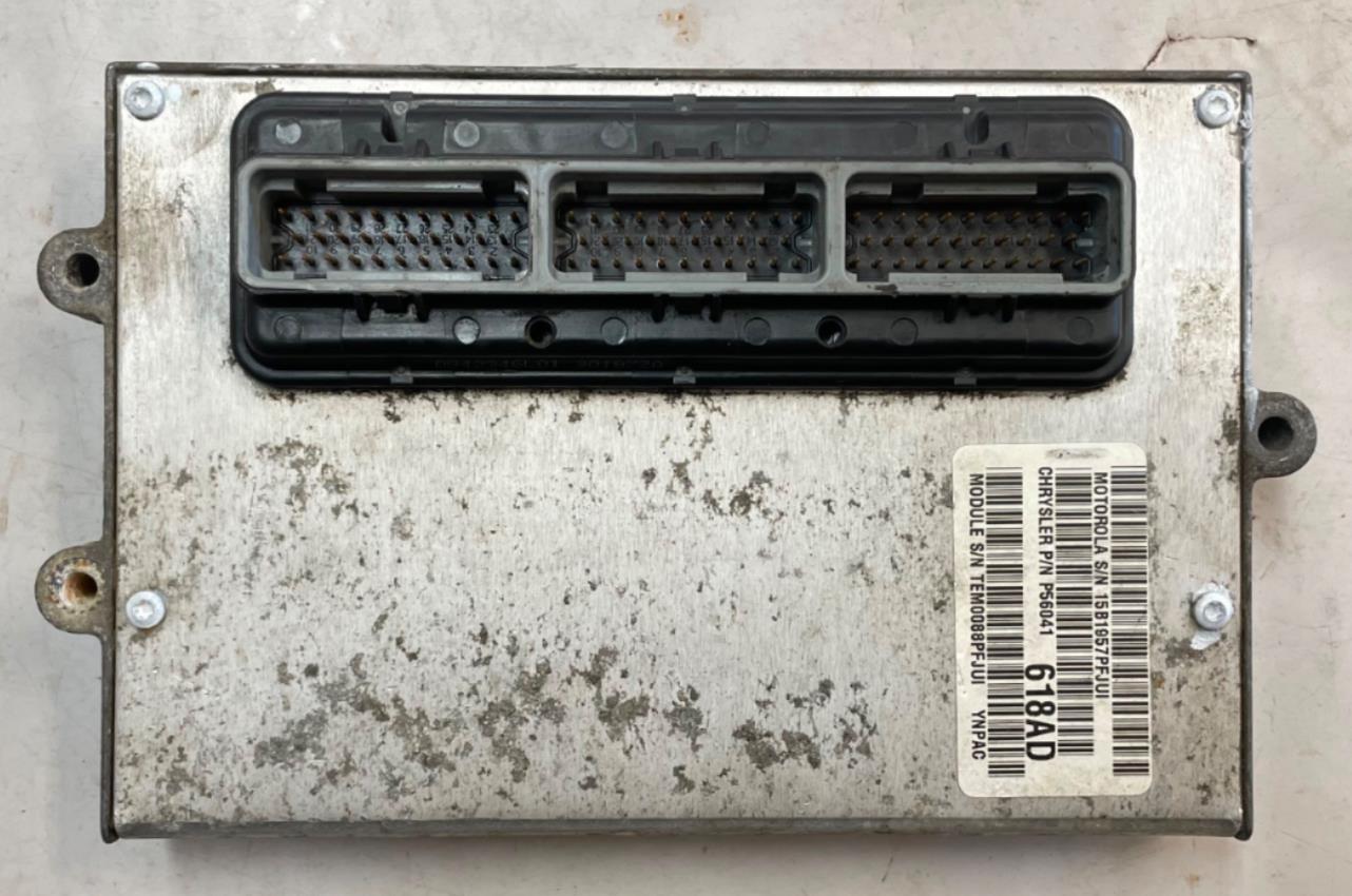 ¡Computadora de transmisión manual de cuatro cilindros con ECM 2.5 para Jeep TJ 98, P56041618AD, Wrangler!