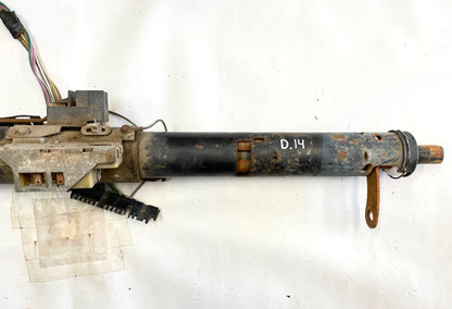 Jeep YJ Tilt Automatic Steering Column trim tan 87-95 Wrangler READ AD