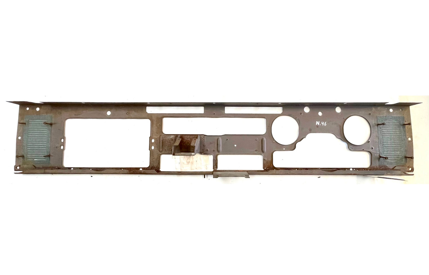 Jeep YJ metal dash gauge panel tan fits 87-95 Wrangler Factory FREE SHIPPING