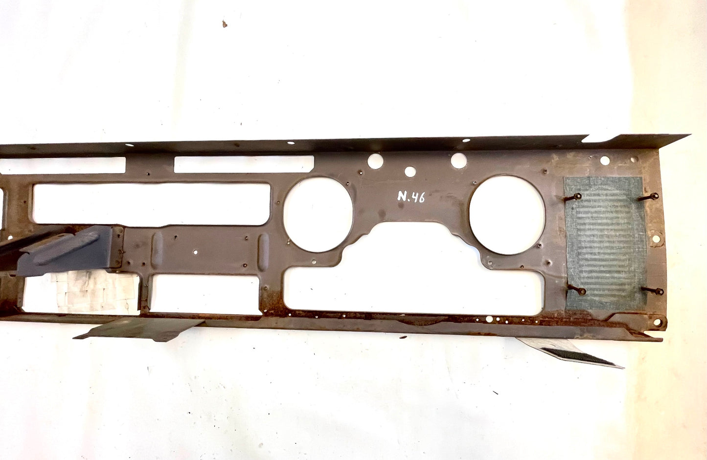 Jeep YJ metal dash gauge panel tan fits 87-95 Wrangler Factory FREE SHIPPING