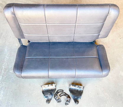 Jeep TJ Wrangler back Seat with brackets Dark Grey factory folding rear