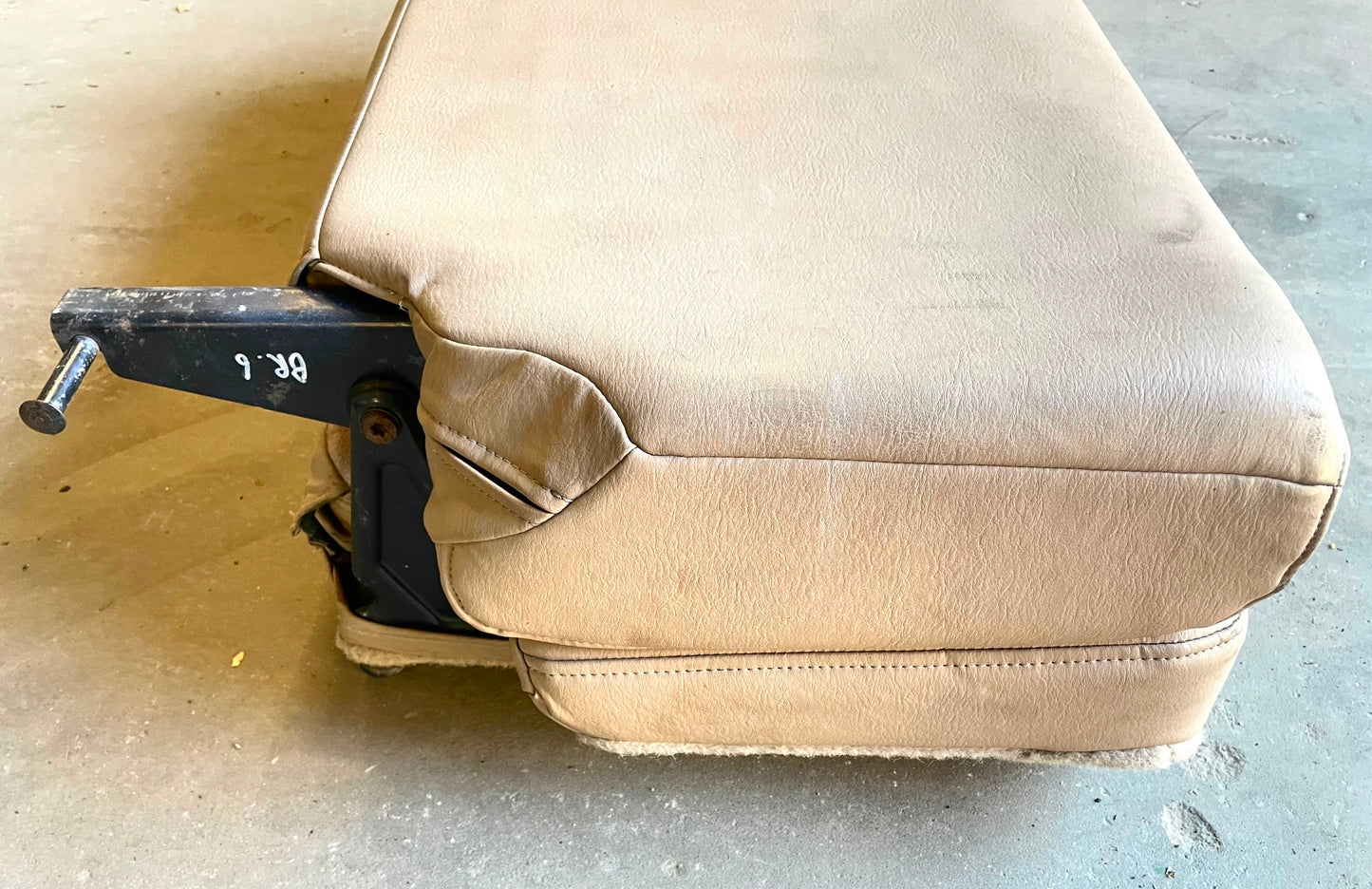 Jeep TJ Wrangler back Seat with brackets Tan Spice factory folding rear 97-02