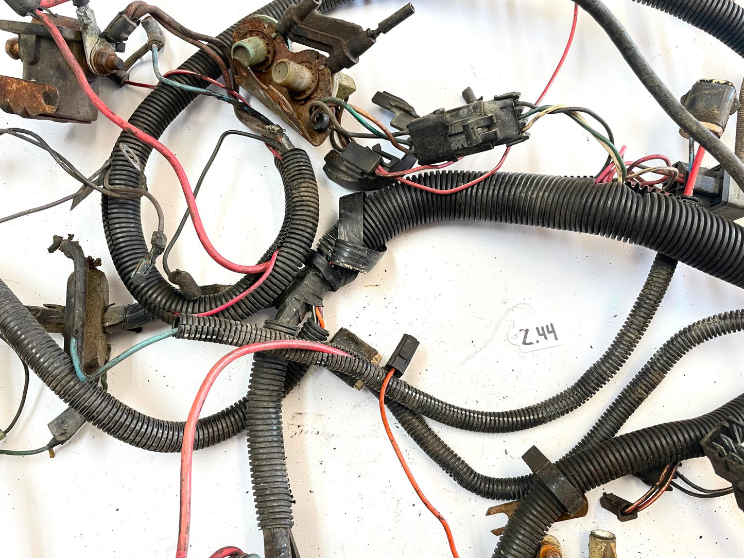 83 Jeep CJ 6 cylinder engine wire harness CJ7 CJ8 AMC wiring 4.2 258 FREE SHIP