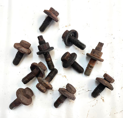 Jeep TJ Wrangler 4.0 six cylinder intake exhaust manifold bolts FREE SHIPPING