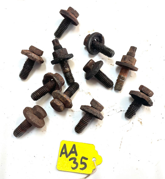 Jeep TJ Wrangler 4.0 six cylinder intake exhaust manifold bolts FREE SHIPPING