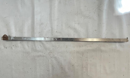 Divisor de canal de ventana de ventilación de puerta completa para Jeep CJ7, lado del pasajero derecho, cromado