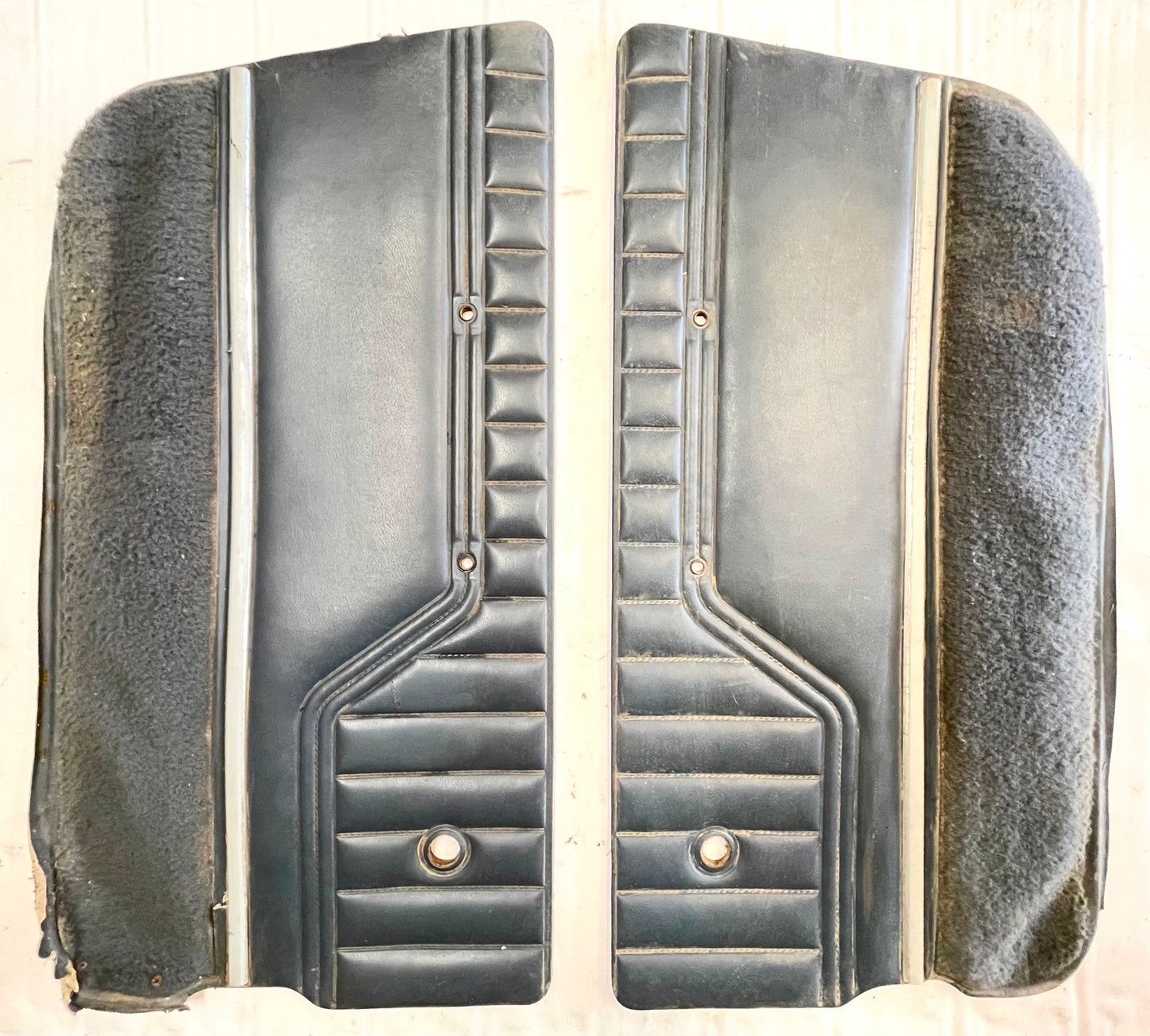 Jeep CJ7 limited interior door panel slate blue set w/ handles FREE SHIP !