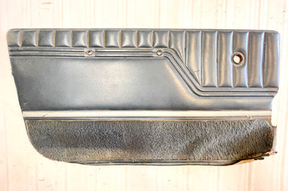 Jeep CJ7 limited interior door panel slate blue set w/ handles FREE SHIP !