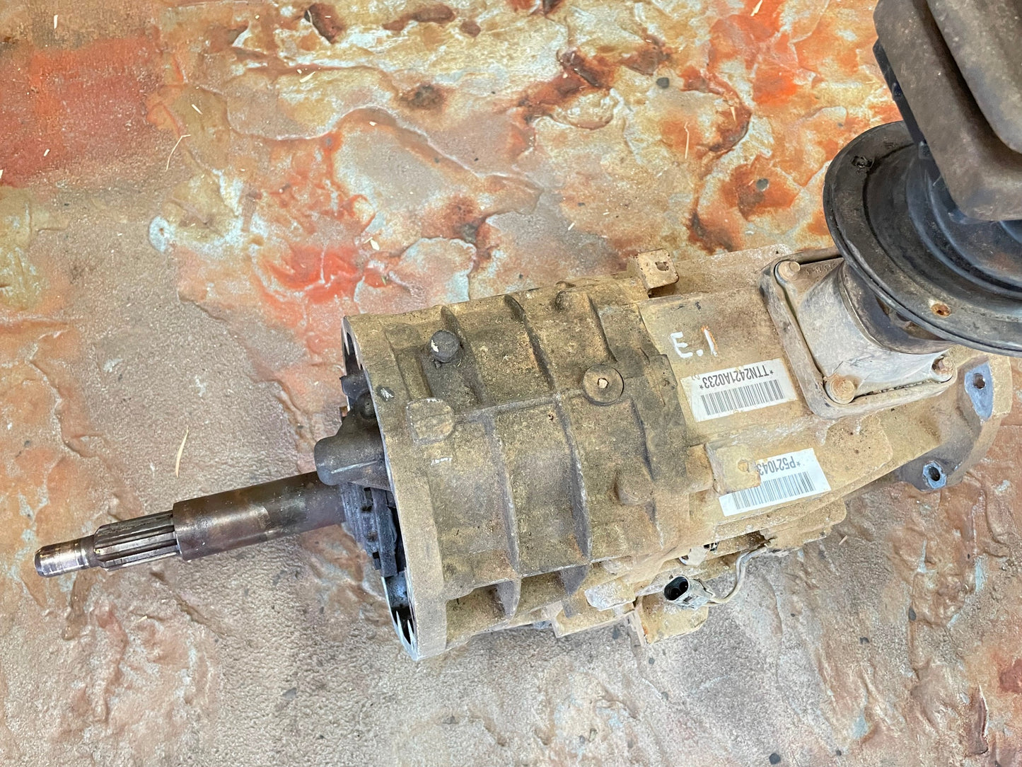 Jeep Wrangler TJ NV3550 manual Transmission 52104388AC five speed 4.0 six cyl.