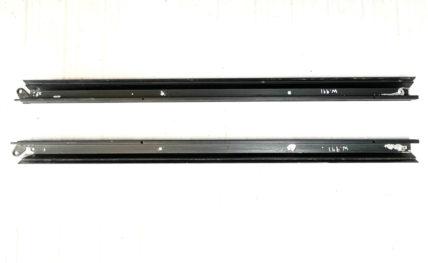 Jeep YJ Soft top side channel track body rails 87-95 Wrangler aftermarket bows