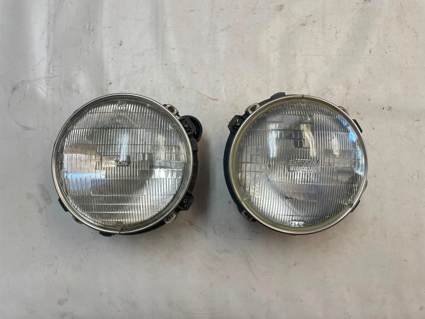 Jeep TJ Wrangler Head Light Buckets chrome retainers bulbs adjusters Left Right