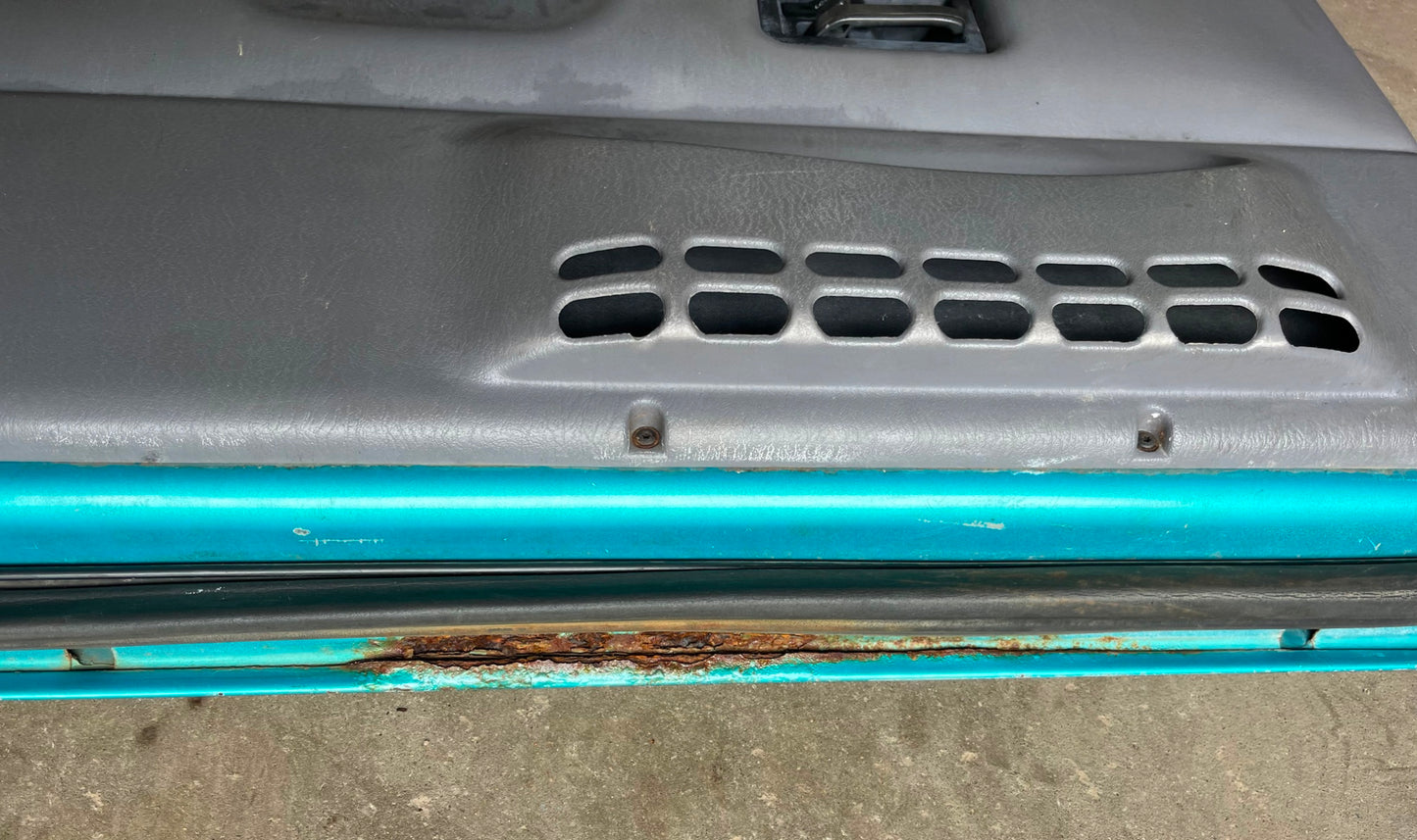 Jeep TJ Wrangler half doors Jade left right door fits 97-06 mist grey panels