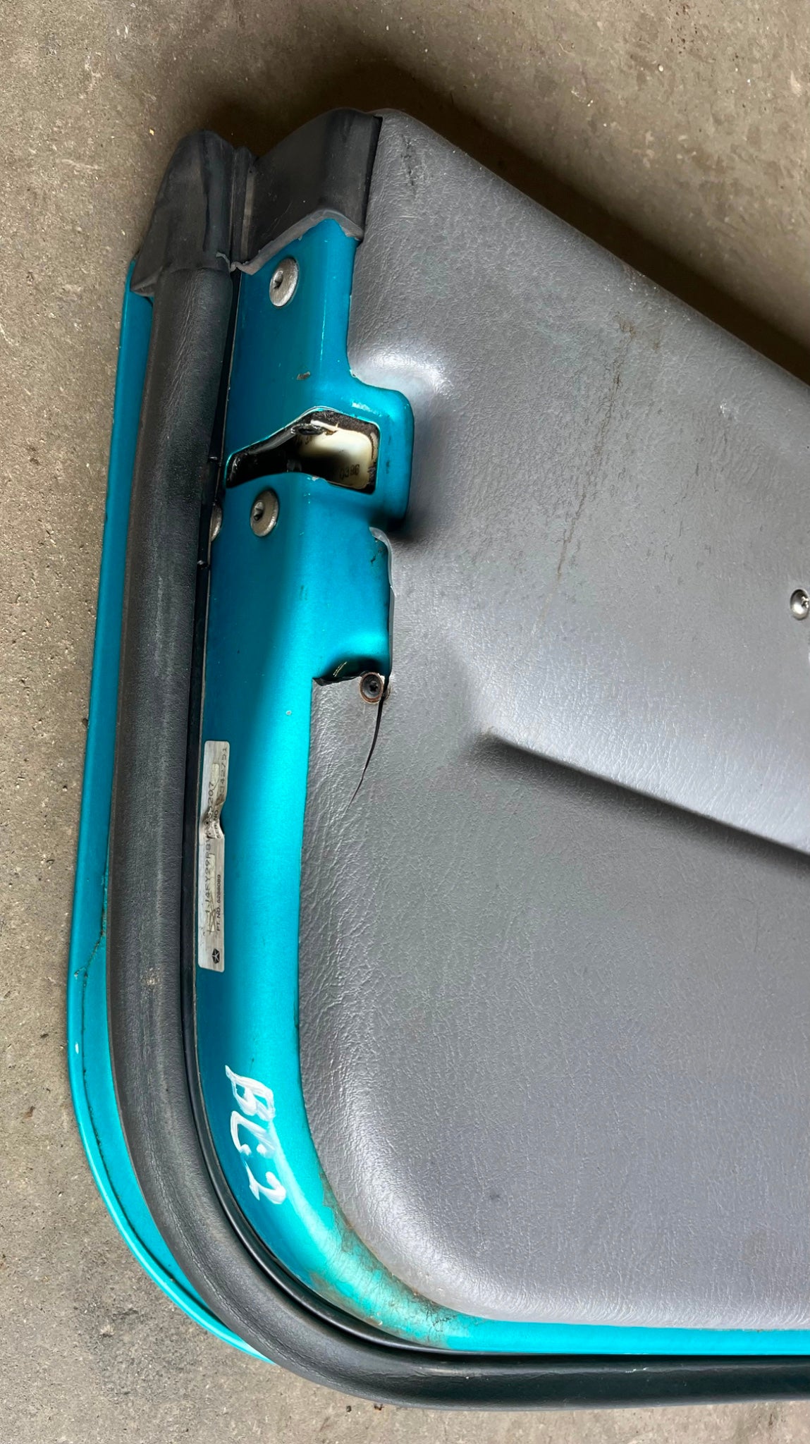 Jeep TJ Wrangler half doors Jade left right door fits 97-06 mist grey panels