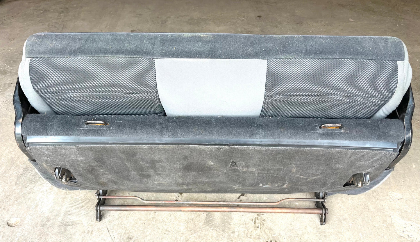 Jeep JK Wrangler back Seat 2 DOOR Grey factory folding rear 2007-2010 head rest