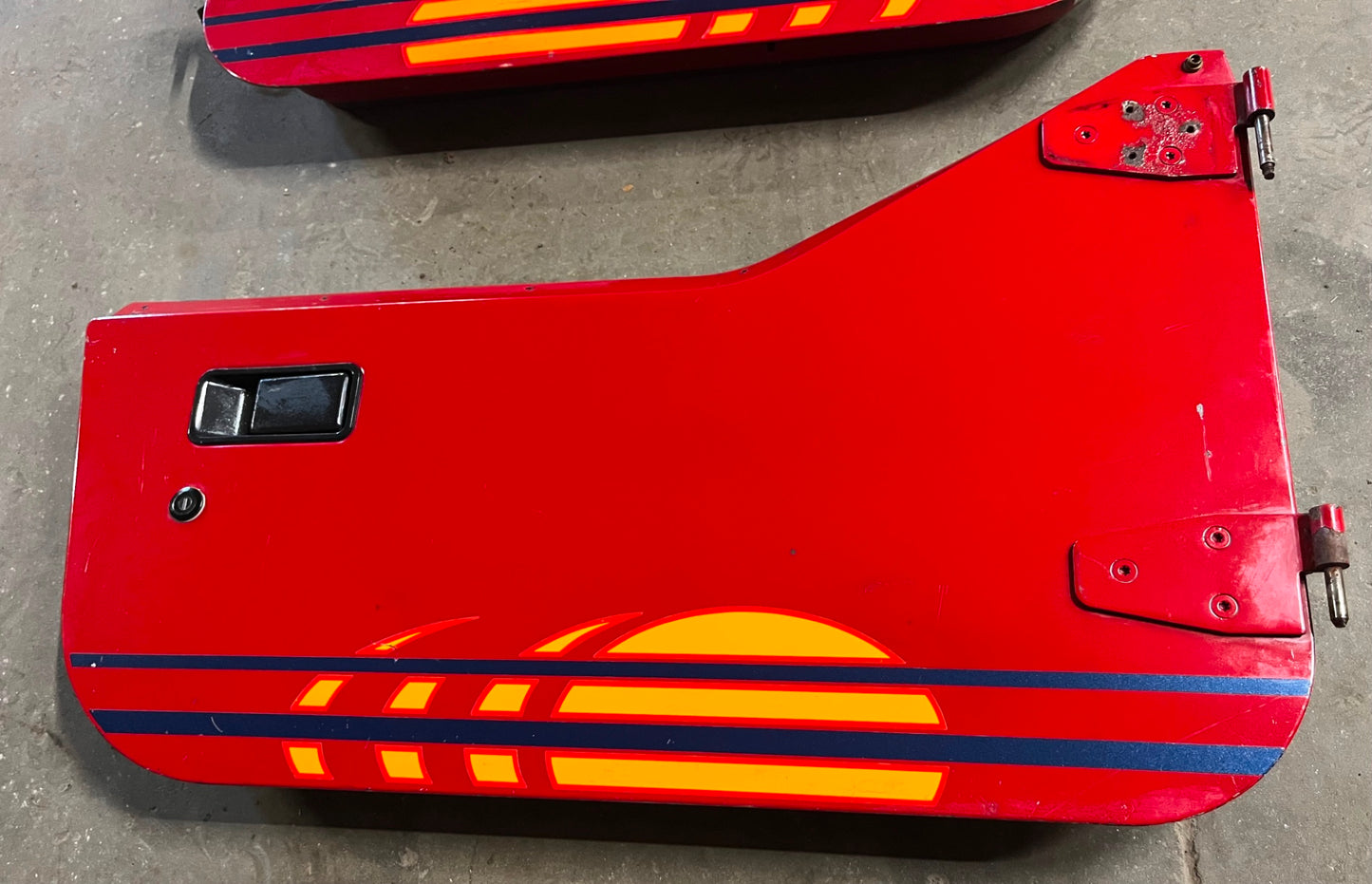 Jeep Half Doors YJ CJ7 Wrangler Factory Steel Door Islander Red FREE SHIPPING