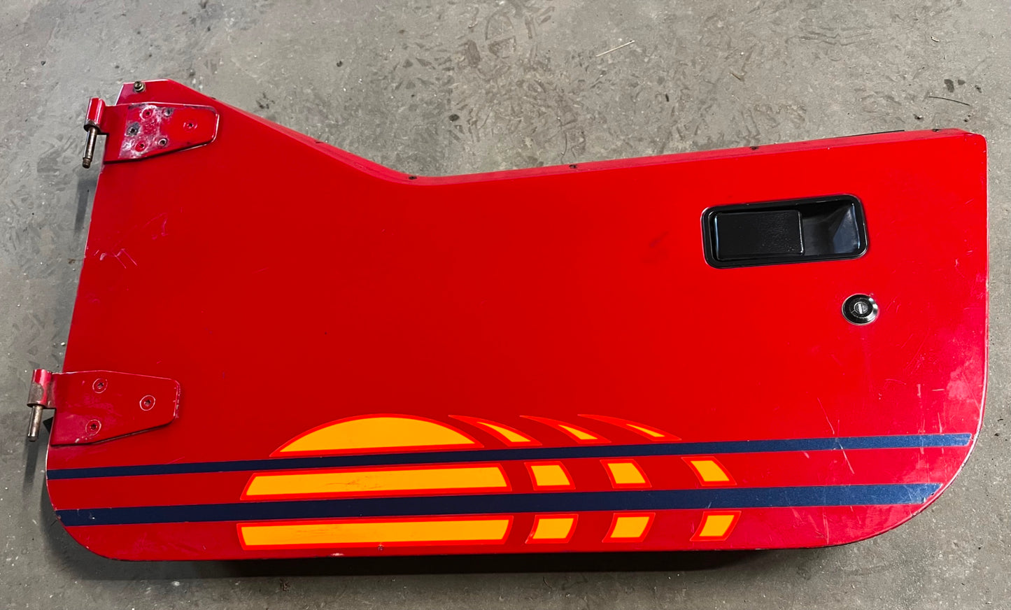 Jeep Half Doors YJ CJ7 Wrangler Factory Steel Door Islander Red FREE SHIPPING