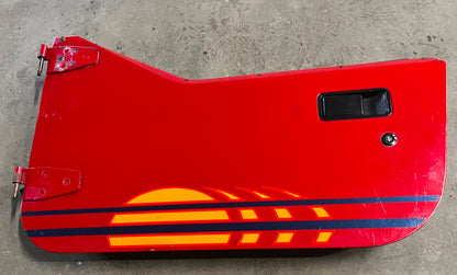 Jeep Half Doors YJ CJ7 Wrangler Factory Steel Door Islander Red FREE SHIPPING