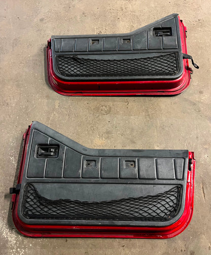 Jeep Half Doors YJ CJ7 Wrangler Factory Steel Door Islander Red FREE SHIPPING