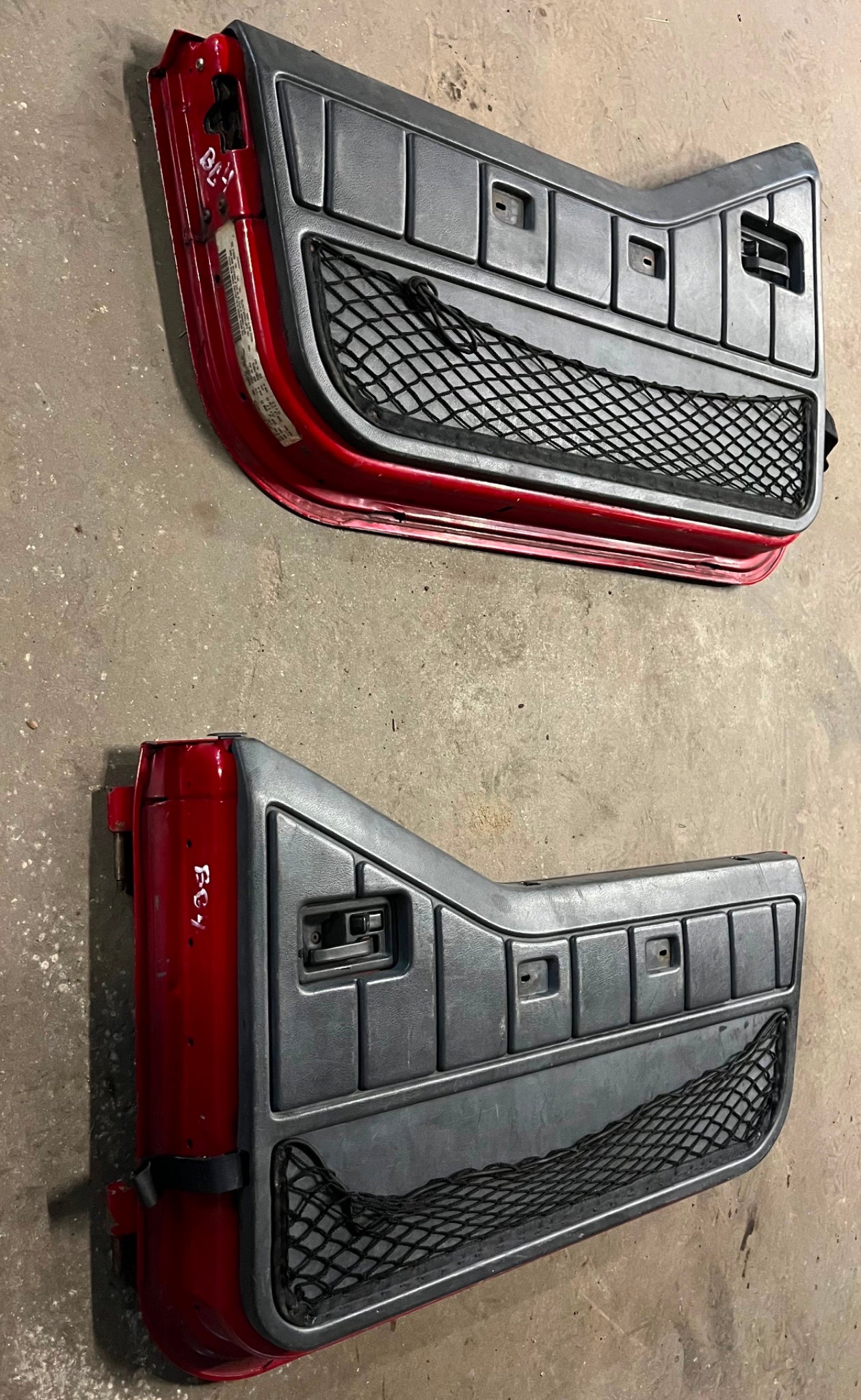 Jeep Half Doors YJ CJ7 Wrangler Factory Steel Door Islander Red FREE SHIPPING