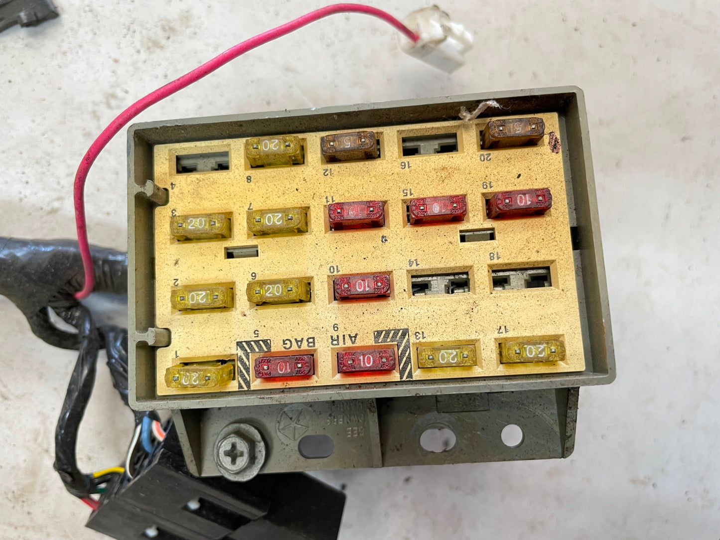 1998 Jeep TJ Wrangler Dash Wiring Harness wire P56009509 FREE SHIPPING