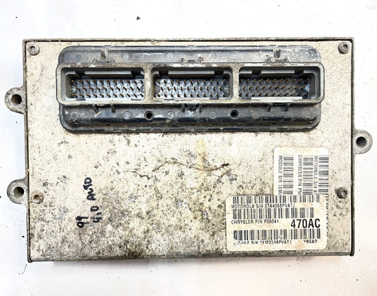 Jeep TJ ECM 4.0 computer six cylinder automatic trans 99 Wrangler 56041470AC !