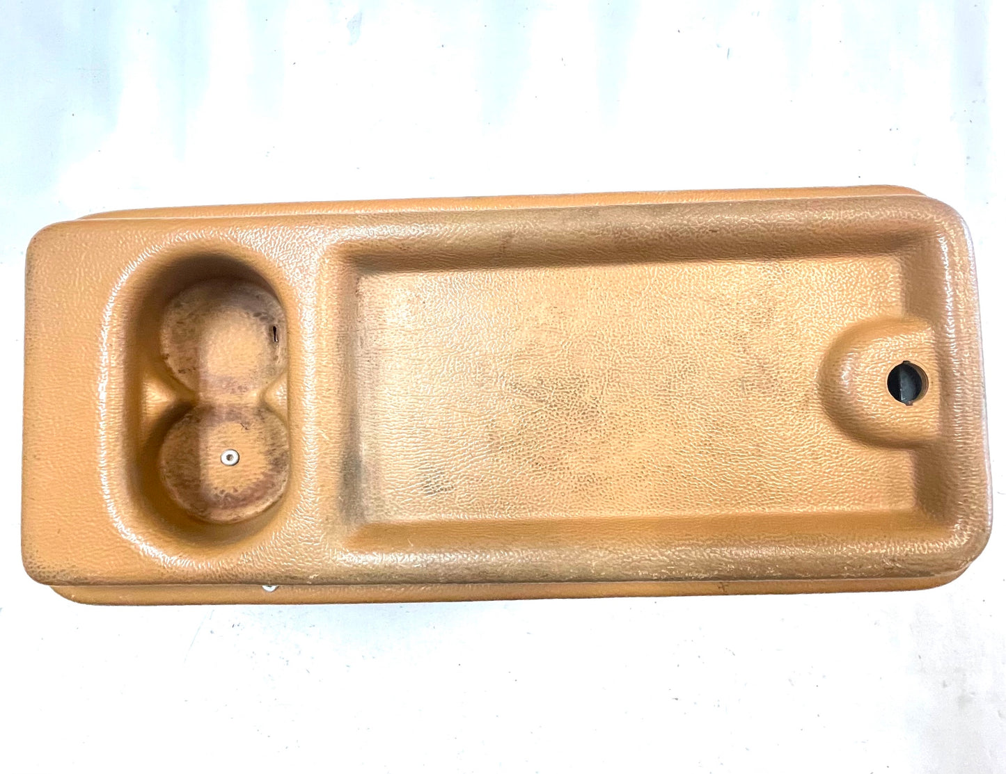 Jeep CJ factory plastic console honey tan CJ7 CJ8 YJ Wrangler 76-90
