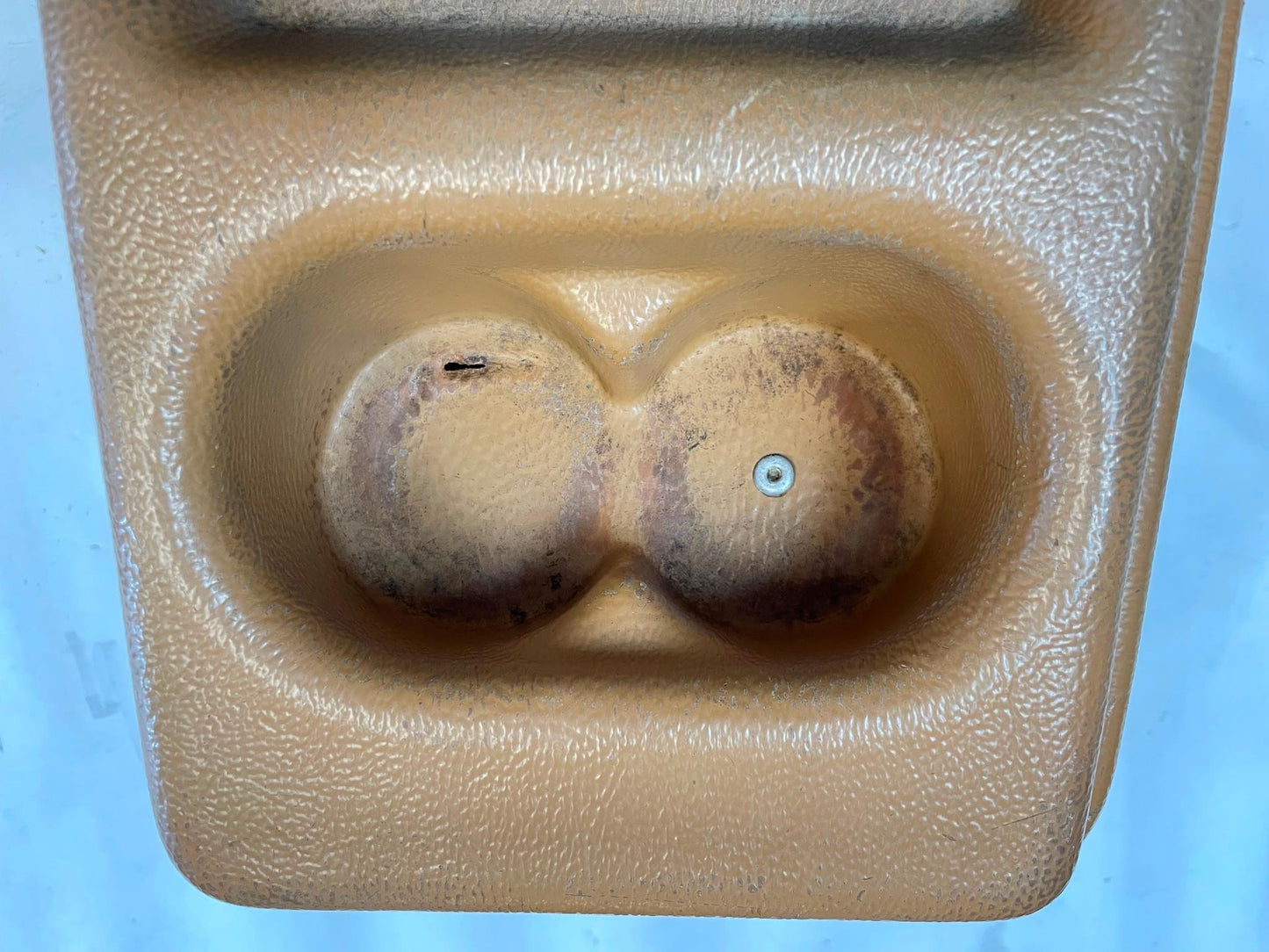 Jeep CJ factory plastic console honey tan CJ7 CJ8 YJ Wrangler 76-90