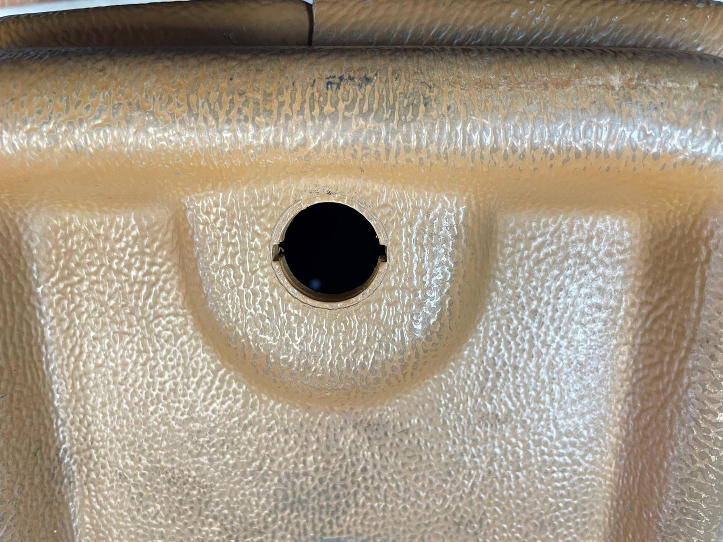 Jeep CJ factory plastic console honey tan CJ7 CJ8 YJ Wrangler 76-90