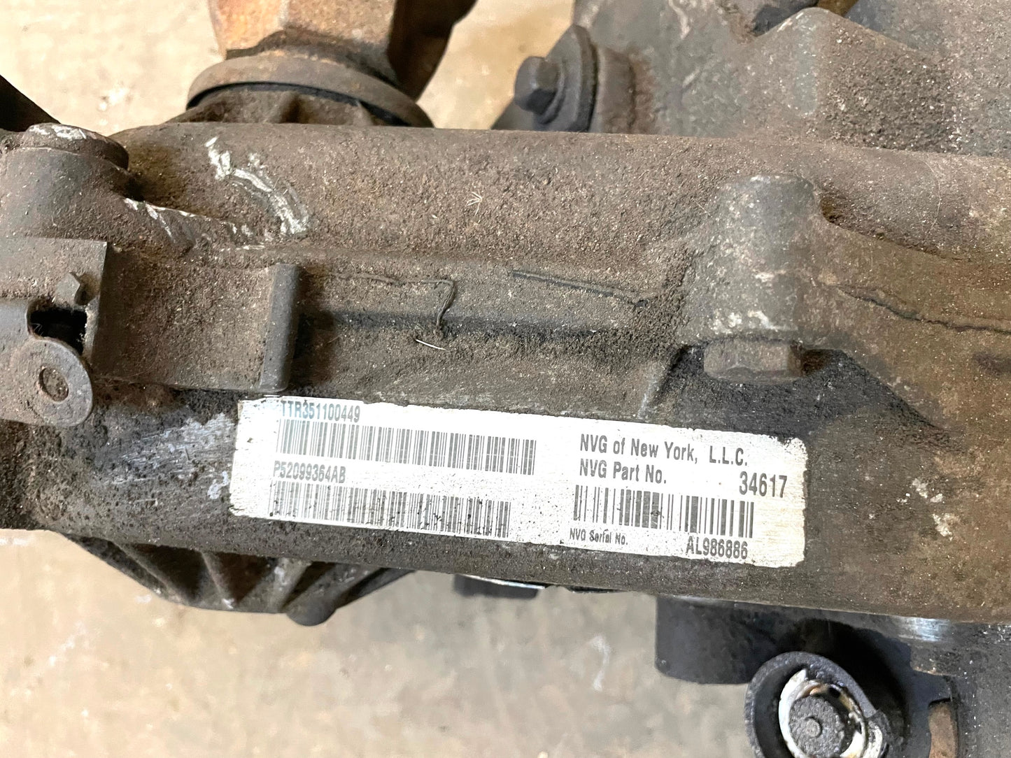 Jeep Wrangler TJ  NP 231 Transfer Case 21 Spline NP231 4 cylinder AX5 52099364AB