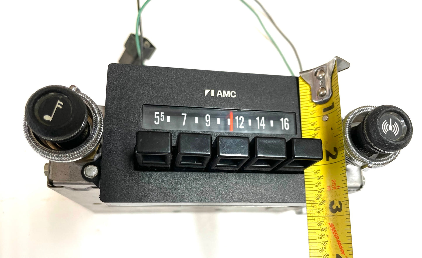 AMC Jeep NOS AM radio with knobs American Motors