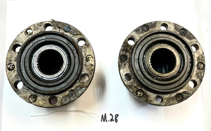 Jeep 6 bolt locking hubs CJ CJ5 CJ7 27 spline dana 30 front axle FREE SHIP