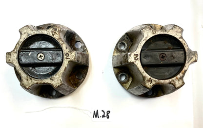 Jeep 6 bolt locking hubs CJ CJ5 CJ7 27 spline dana 30 front axle FREE SHIP