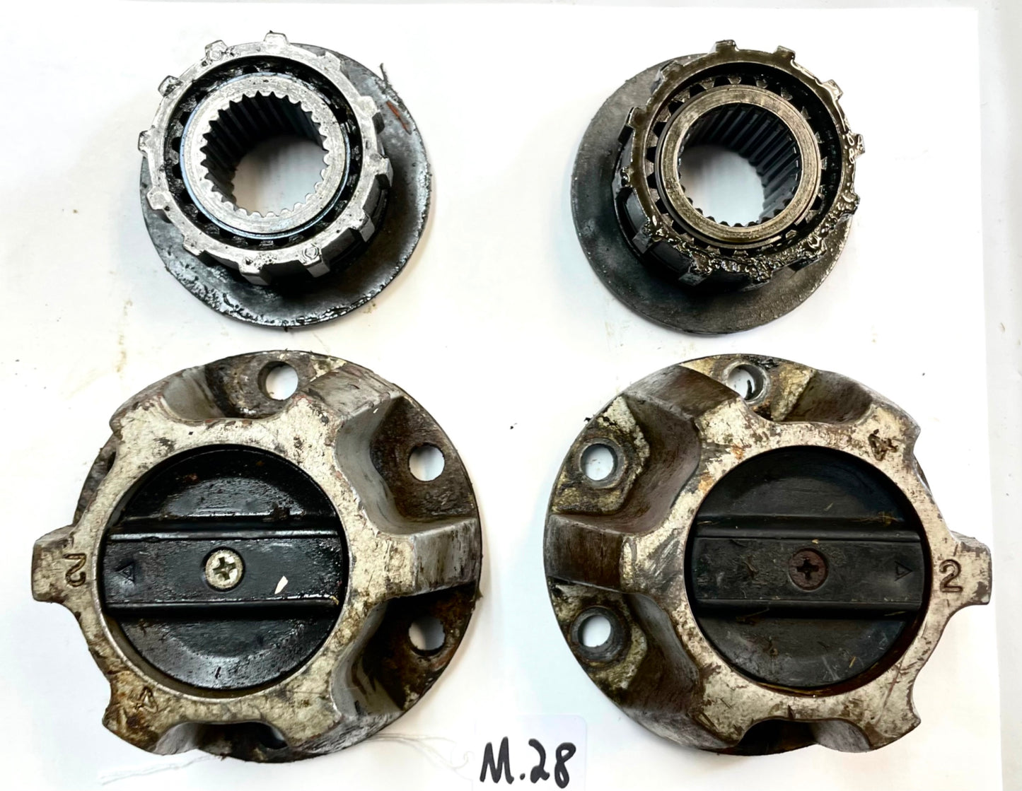 Jeep 6 bolt locking hubs CJ CJ5 CJ7 27 spline dana 30 front axle FREE SHIP