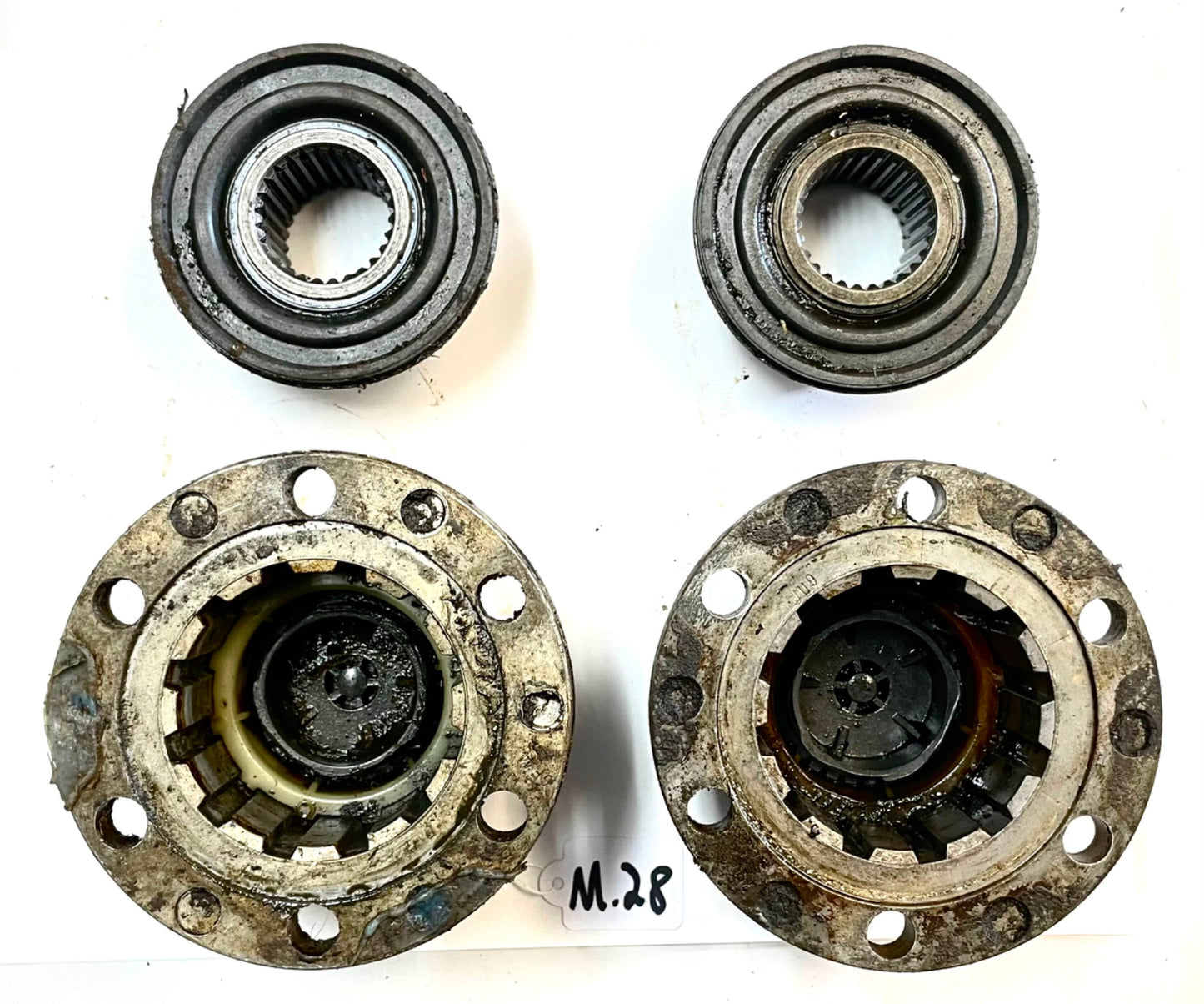 Jeep 6 bolt locking hubs CJ CJ5 CJ7 27 spline dana 30 front axle FREE SHIP