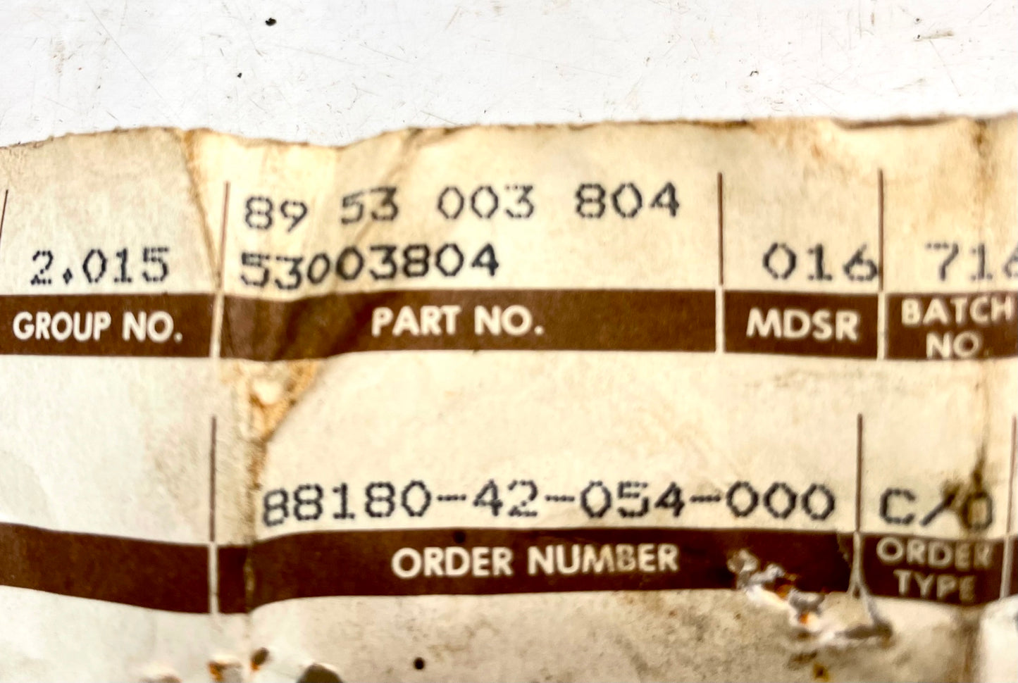 Jeep XJ idler pulley bracket fits 87-90 with no power steering 53003804