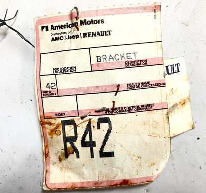 Jeep XJ idler pulley bracket fits 87-90 with no power steering 53003804