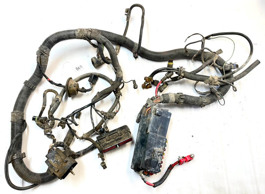 92-95 Jeep YJ Wrangler 2.5 engine wiring wire harness 4 cylinder 9 pin !