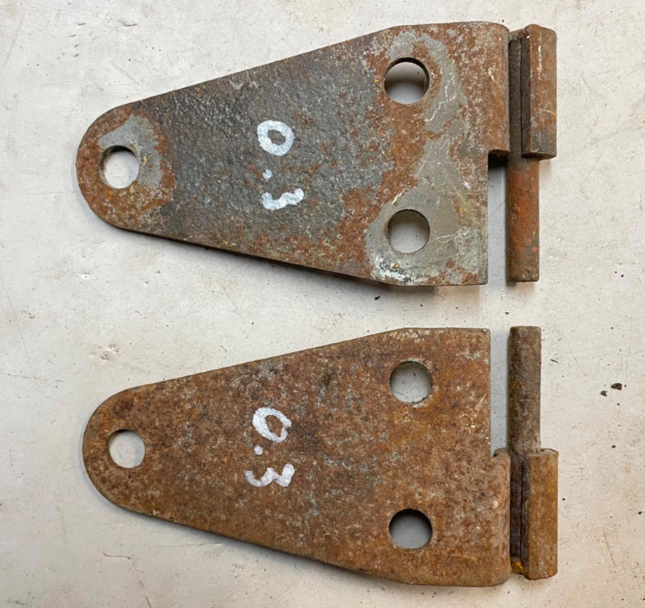 Jeep CJ5 hood hinges Early CJ5 two piece hinge Kaiser Willys 55-71!